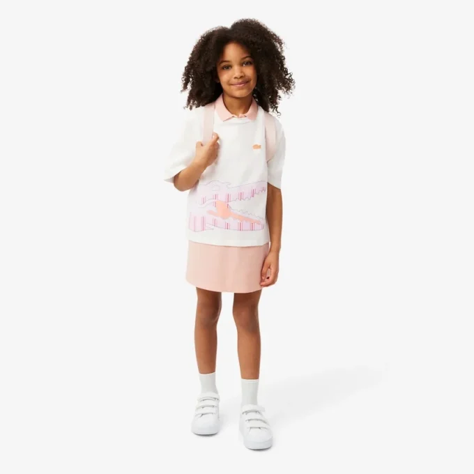 Crocodile Print Cotton T-Shirt