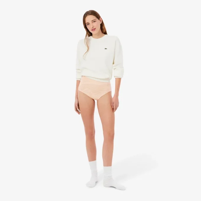 High Waist Mesh Briefs