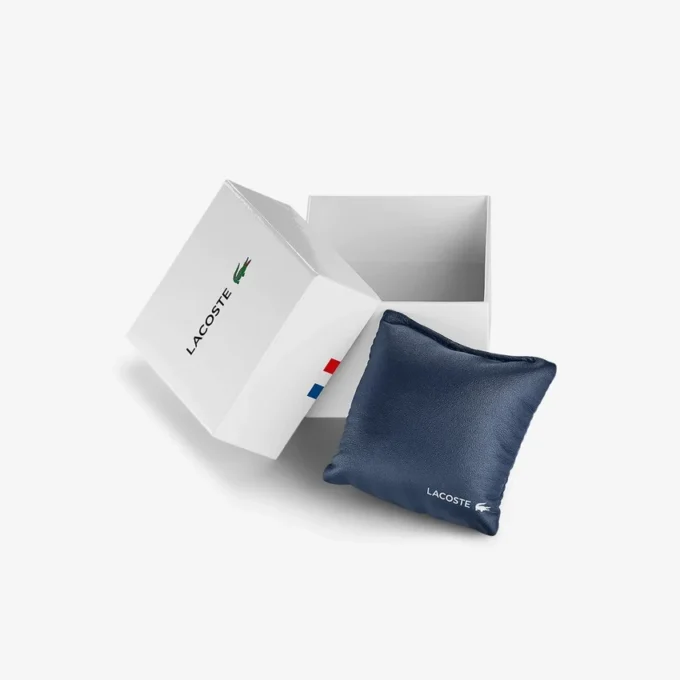 Lacoste.12.12 Black Silicone Strap Watch