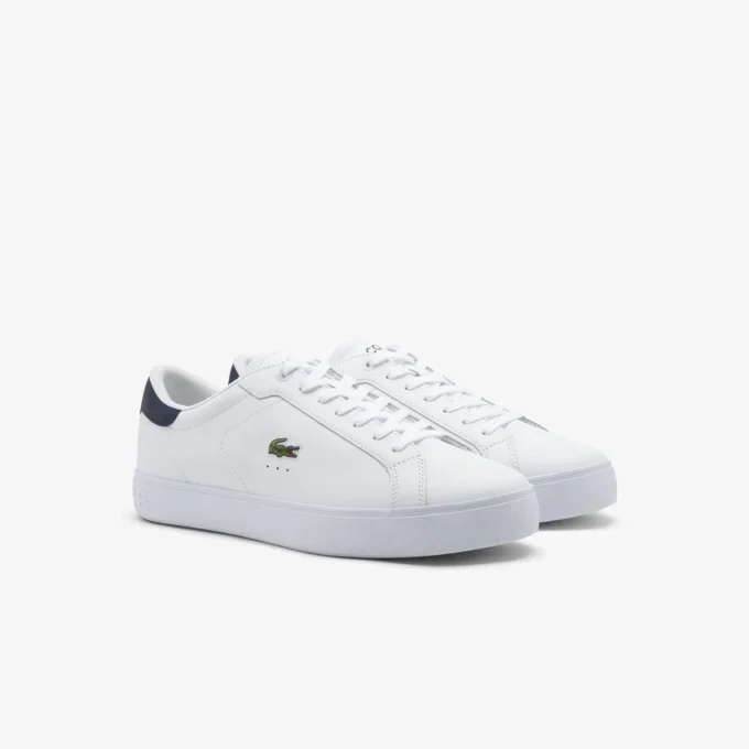 Men’s Powercourt Graphic Leather Sneakers