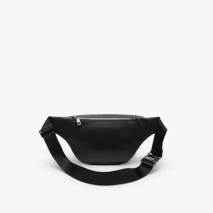 Monogram Embossed Leather Belt Bag