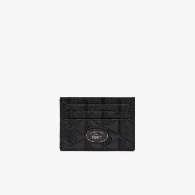 Monogram Leather Card Holder