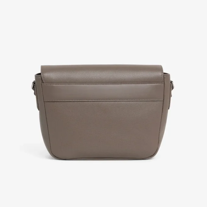 Ossian Flap Close Leather Satchel