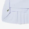 Oxford Cotton Pleated Skirt
