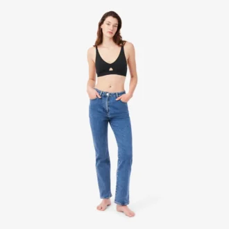 Perforated Band Microfiber Bra