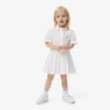 Poplin Pleat Skirt Shirt Dress