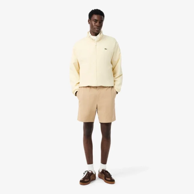 Regular Fit Stretch Cotton Shorts