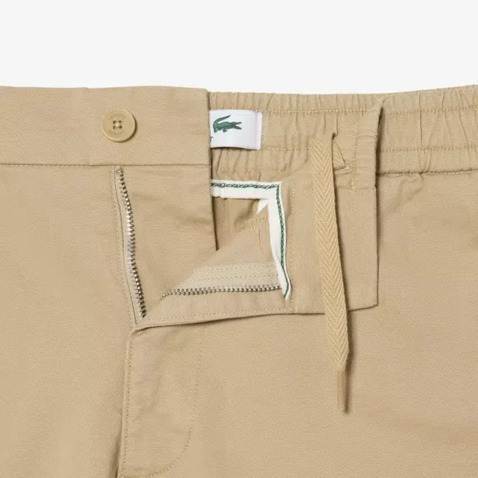 Regular Fit Stretch Cotton Shorts