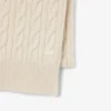 Runway Cable Knit Cashmere Scarf