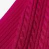 Runway Cable Knit Polo Collar Sweater