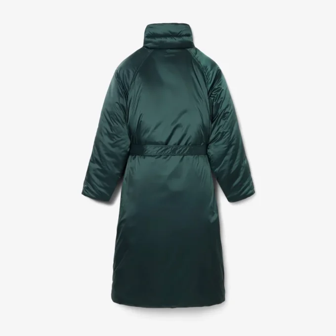 Runway Long Iridescent Puffed Jacket