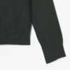 Runway Wool Blend Polo Collar Sweater