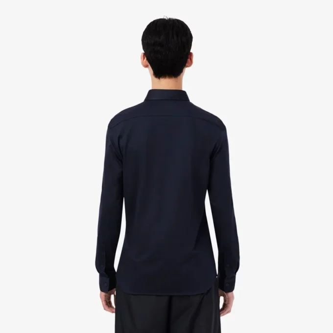 Slim Fit Cotton Blend Shirt