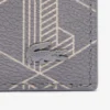The Blend Monogram Print Canvas Card Holder