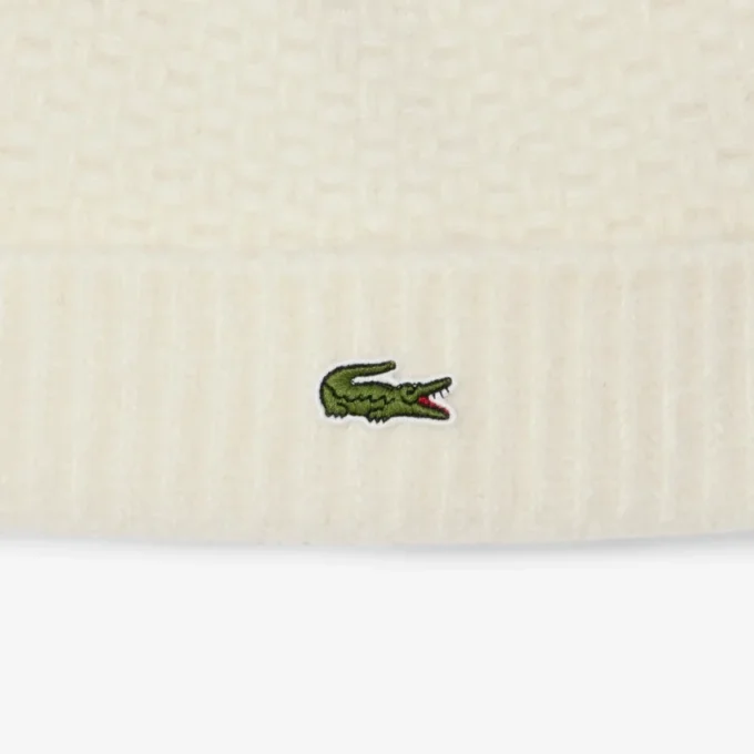Unisex Ribbed Cuff Wool Beanie