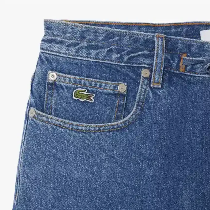 Cotton Denim Shorts