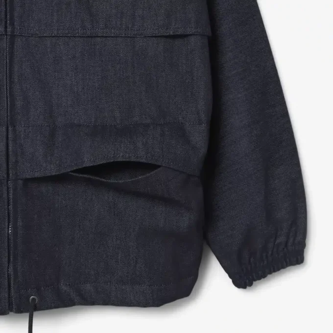 Runway Denim Track Jacket