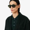 Runway Satin Shawl Neck Blazer