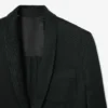 Runway Satin Shawl Neck Blazer