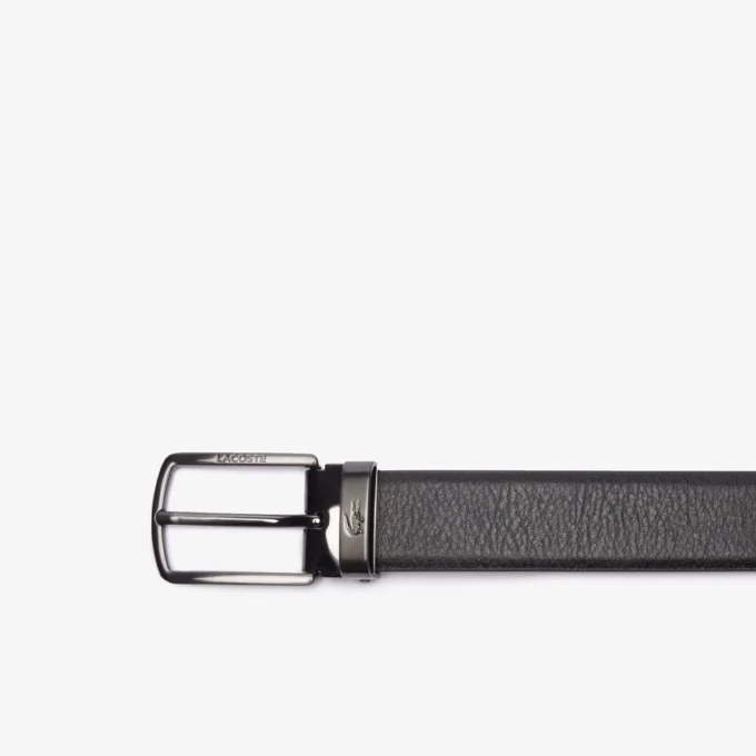Smooth Leather Belt & Buckle Gift Set
